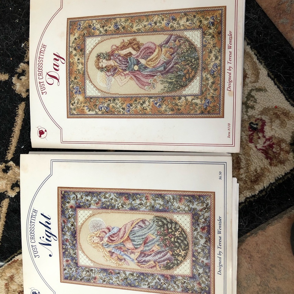 Pair of Cross stitch patterns
